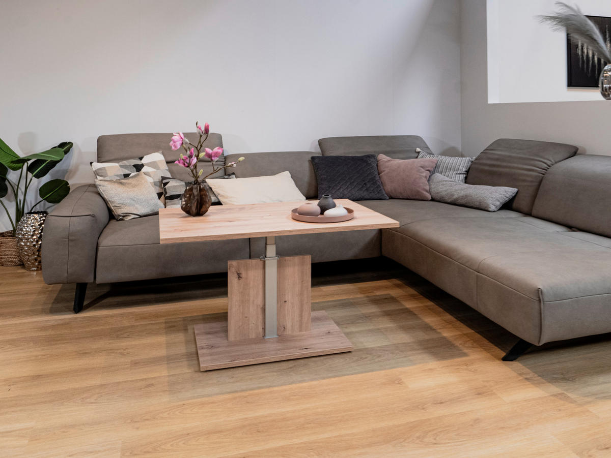 Couchtisch Alena Eiche B/H/T: ca. 60x46x90 cm Alena - Eiche (60,00/46,00/90,00cm)