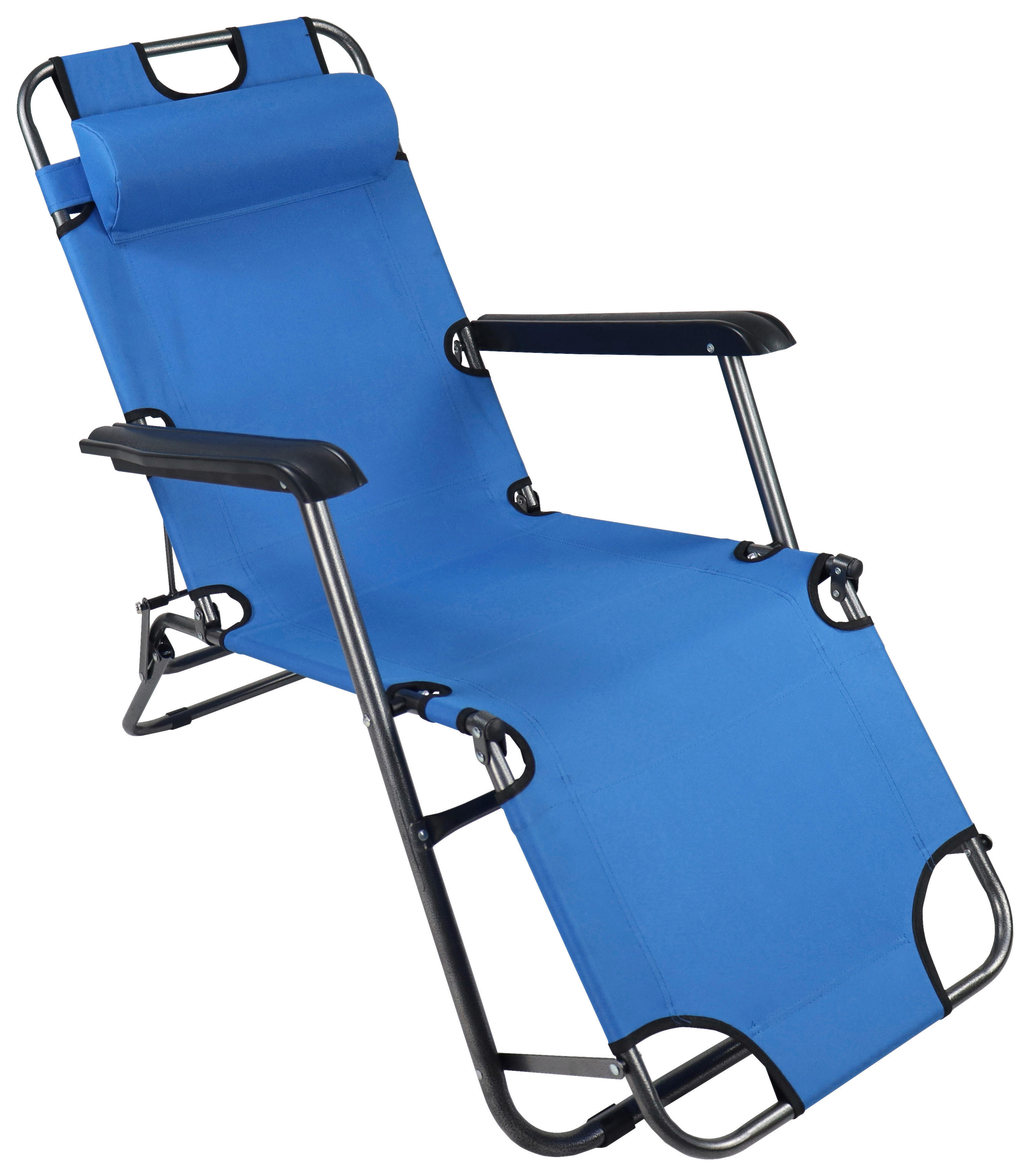 VCM Relaxliege Maltosa blau Stahl Maltosa - blau - VCM