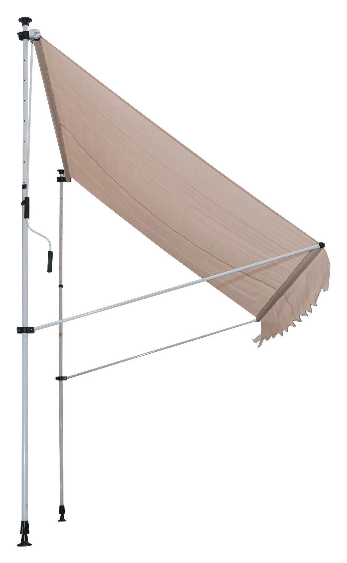 Klemm-Markise beige B/L: ca. 200x150 cm Klemmmarkise - beige (200,00/150,00cm) - Outsunny