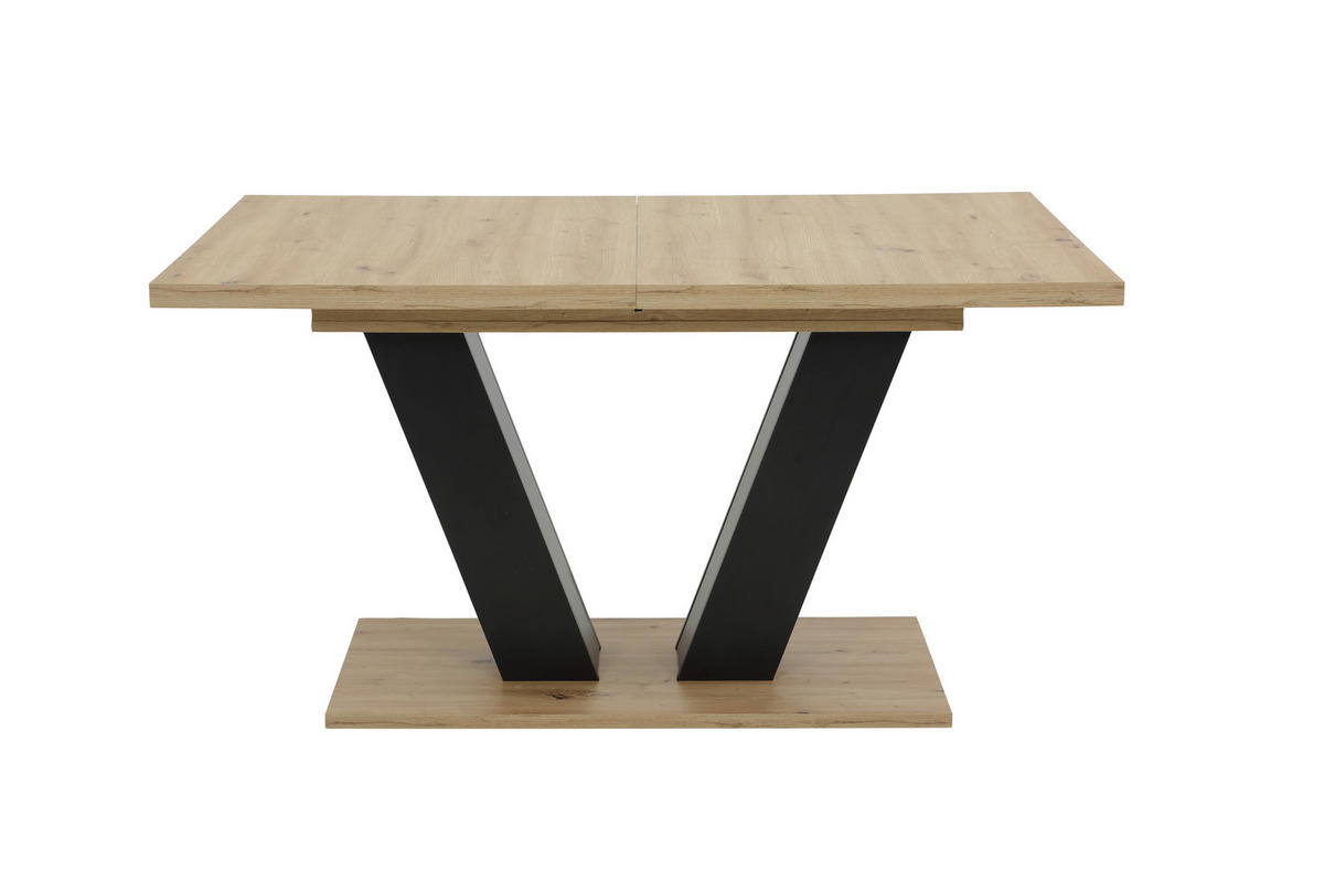 Esstisch Hamm schwarz Artisan Oak Nachbildung schwarz B/T: ca. 120x80 cm Hamm - schwarz (120,00/80,00cm)