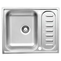 Respekta Einbauspüle Riverside Edelstahl B/H/T: ca. 61,5x17,5x50 cm Riverside - Edelstahl (61,50/17,50/50,00cm) - Respekta