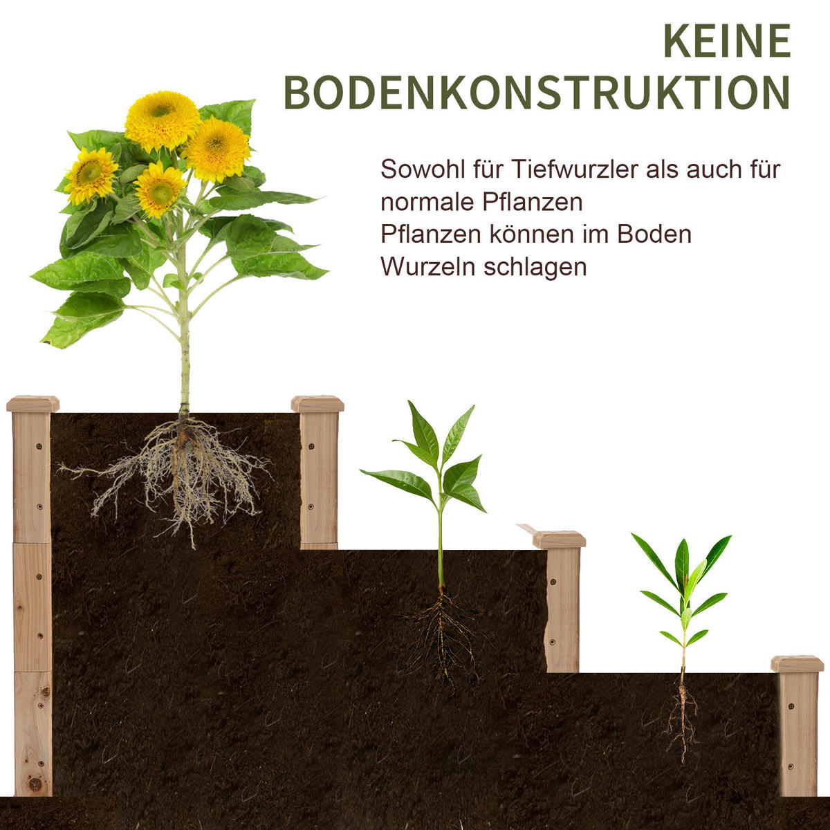 Outsunny Hochbeet Hochbeet 845-451 - Outsunny