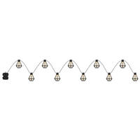 GLOBO LED-Lichterkette STENA klar B/H/T: ca. 8x10x230 cm STENA - klar/schwarz (8,00/10,00/230,00cm) - GLOBO