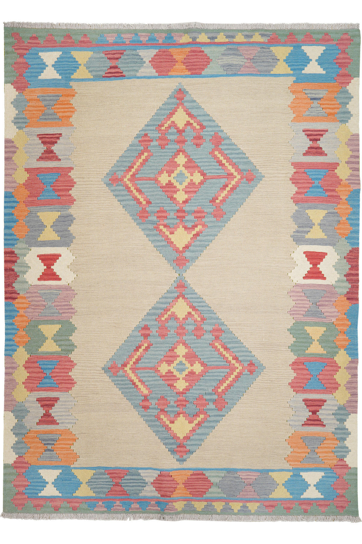 PersaTepp Teppich Kelim Gashgai bunt B/H/L: ca. 175x1x243 cm Kelim Gashgai - bunt (243,00/175,00/1,00cm) - PersaTepp