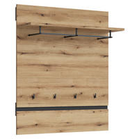 Garderobenpaneel Corte Eiche Evoke Coast Nachbildung anthrazit B/H/T: ca. 100x117x29 cm Corte - Eiche/anthrazit (100,00/117,00/29,00cm)