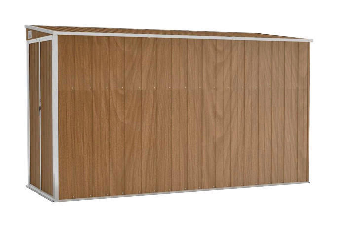 VidaXL Gartenhaus braun B/H/T: ca. 118x178x288 cm Gartenhaus - braun (118,00/178,00/288,00cm) - VidaXL