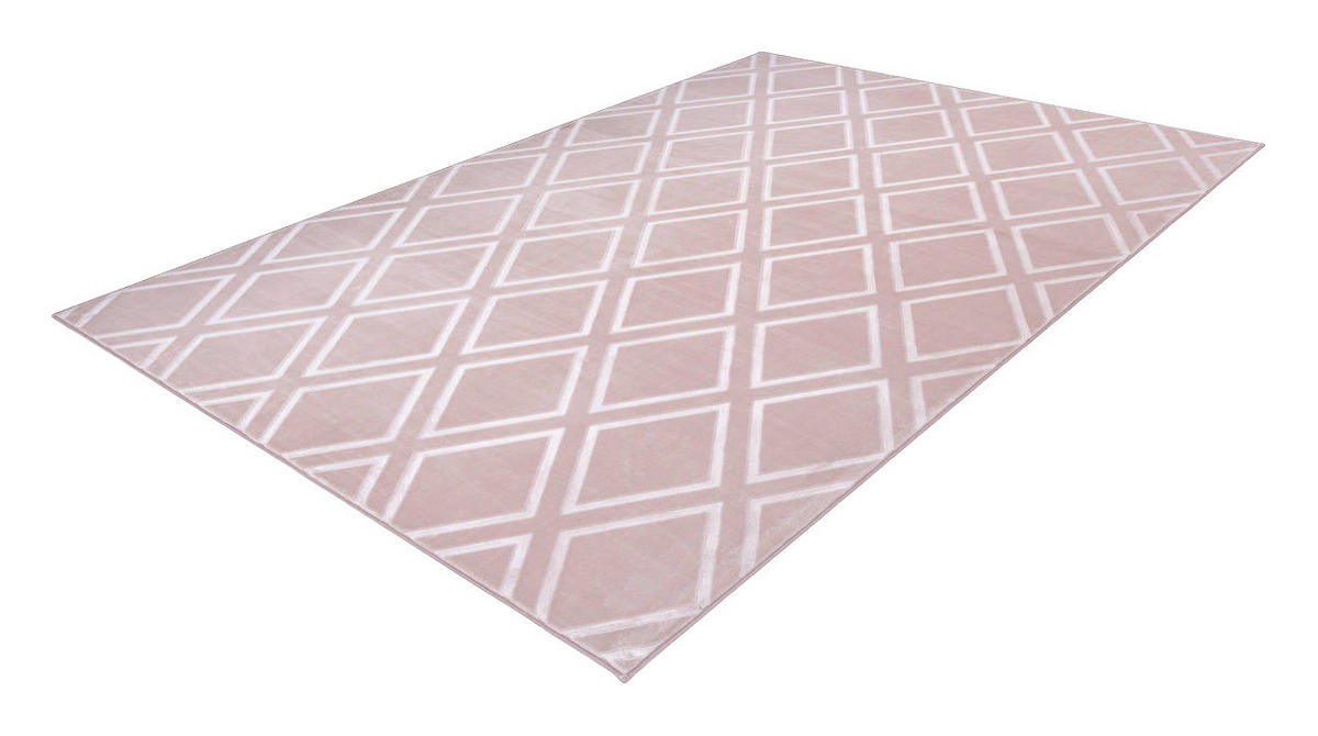 360Living Teppich Monroe rosa B/L: ca. 80x150 cm Monroe - rosa (80,00/150,00cm) - 360Living