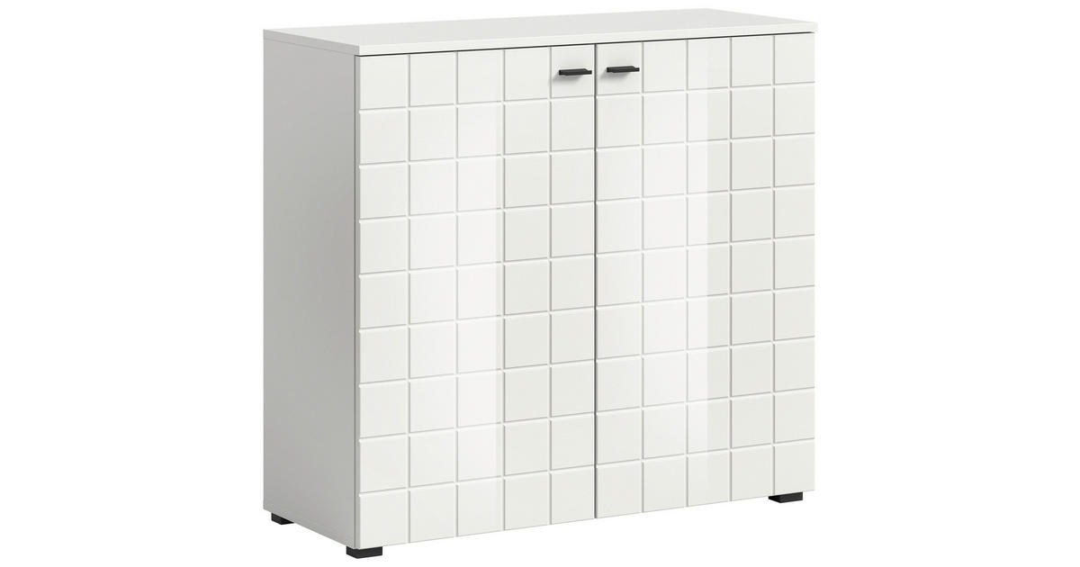 Poco Kommode Weiss Hochglanz
