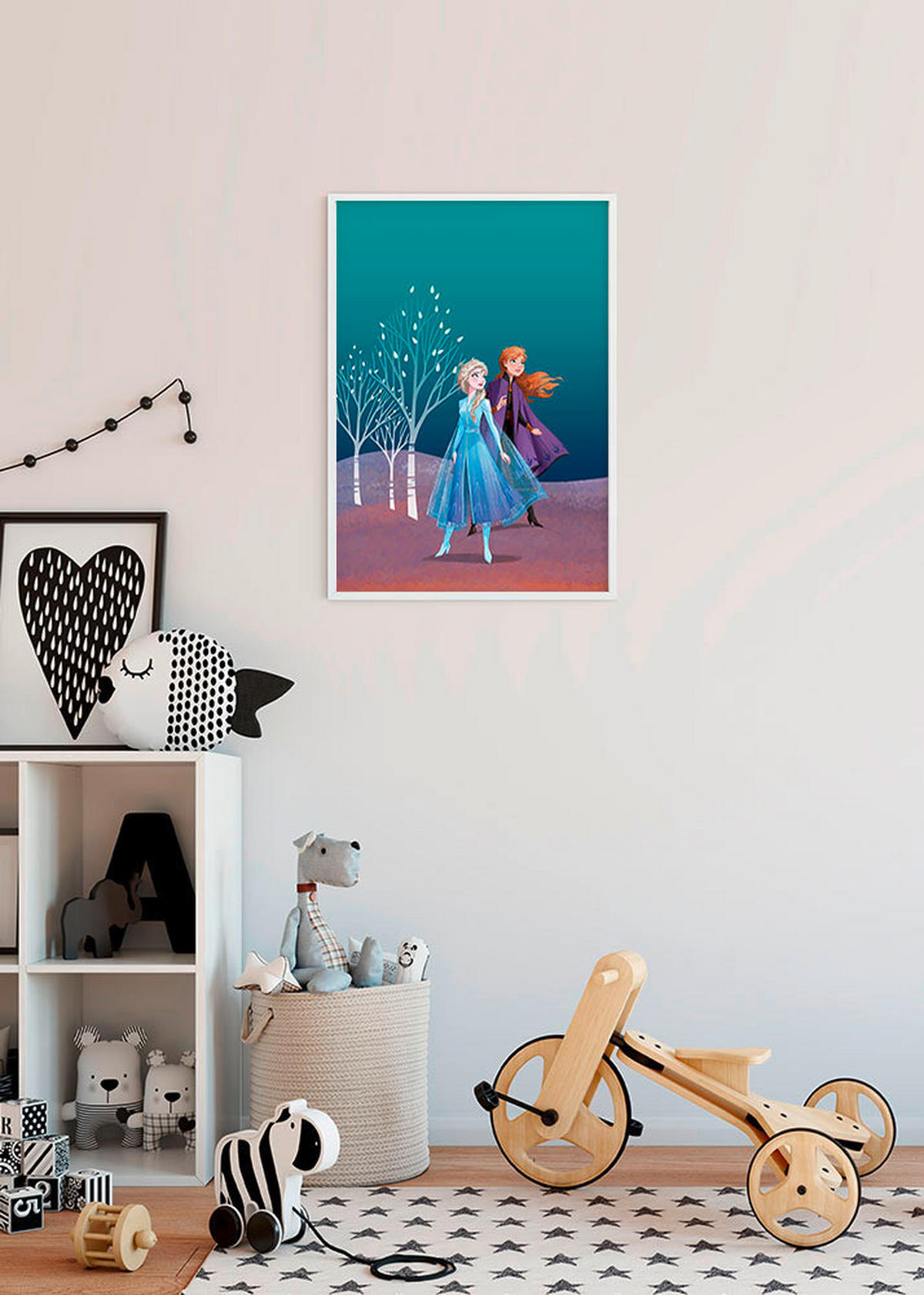 Komar Poster Frozen Sisters Disney B/L: ca. 30x40 cm Frozen Sisters - (30,00/40,00cm) - Komar