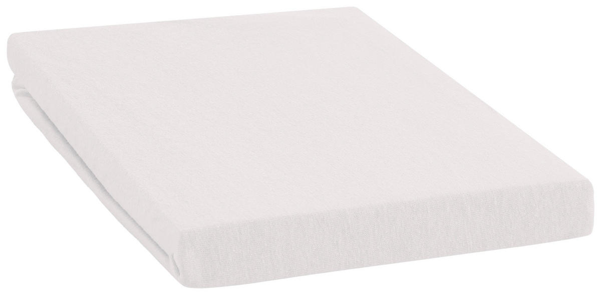 Jersey Spannbetttuch Baby-Spannbetttuch_Jersey 70x140cm - weiß (70,00/140,00cm)