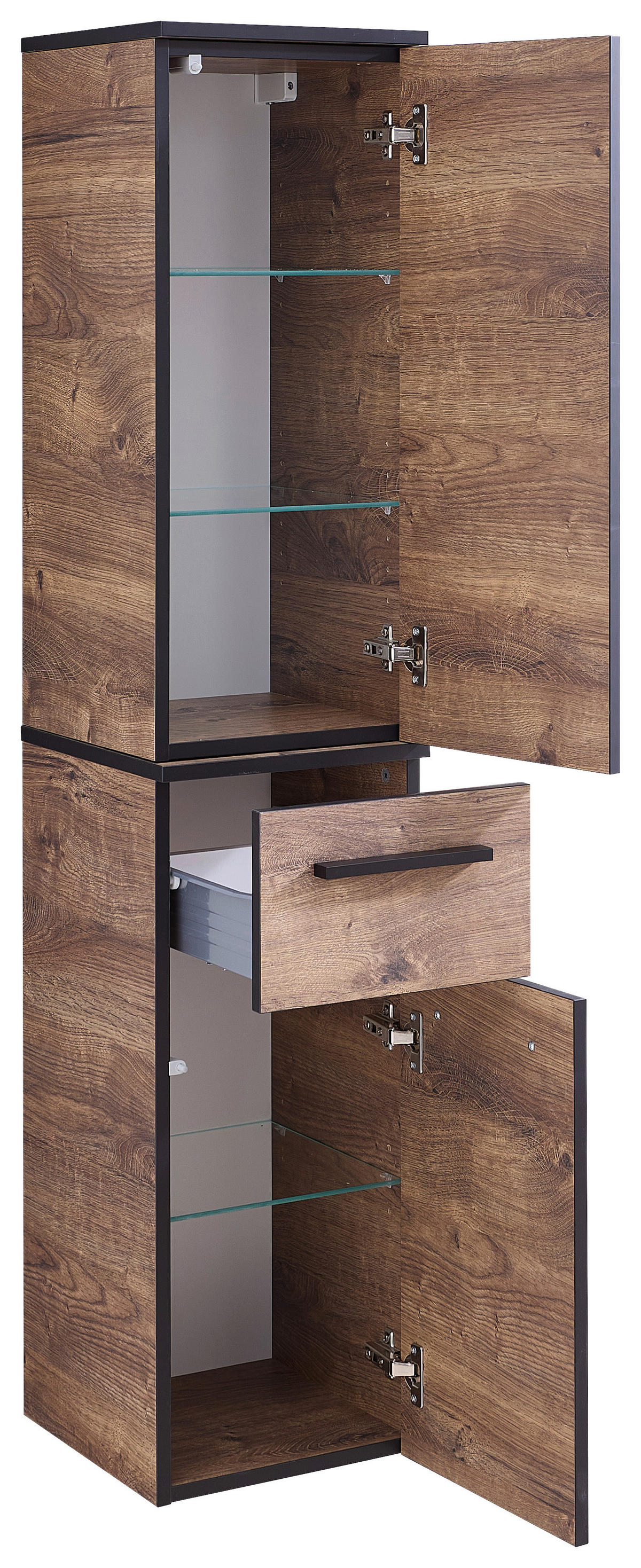 Midischrank Quickset 374 Eiche Ribeck Nachbildung B/H/T: ca. 30x143,7x33 cm Quickset 374 - Eiche (30,00/143,70/33,00cm) - Pelipal