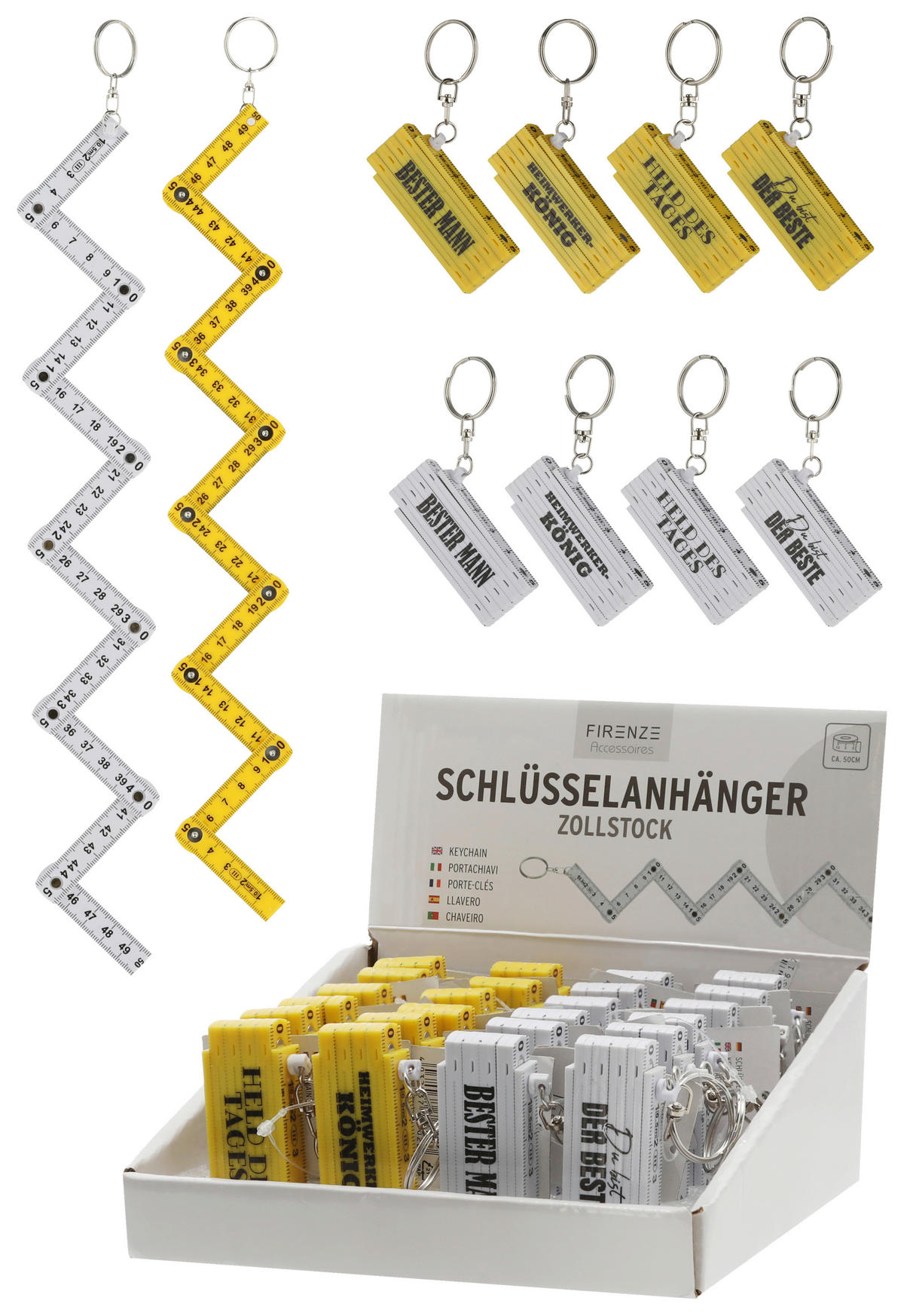 Schlüsselanhänger Schlüsselanhänger_Zollstock