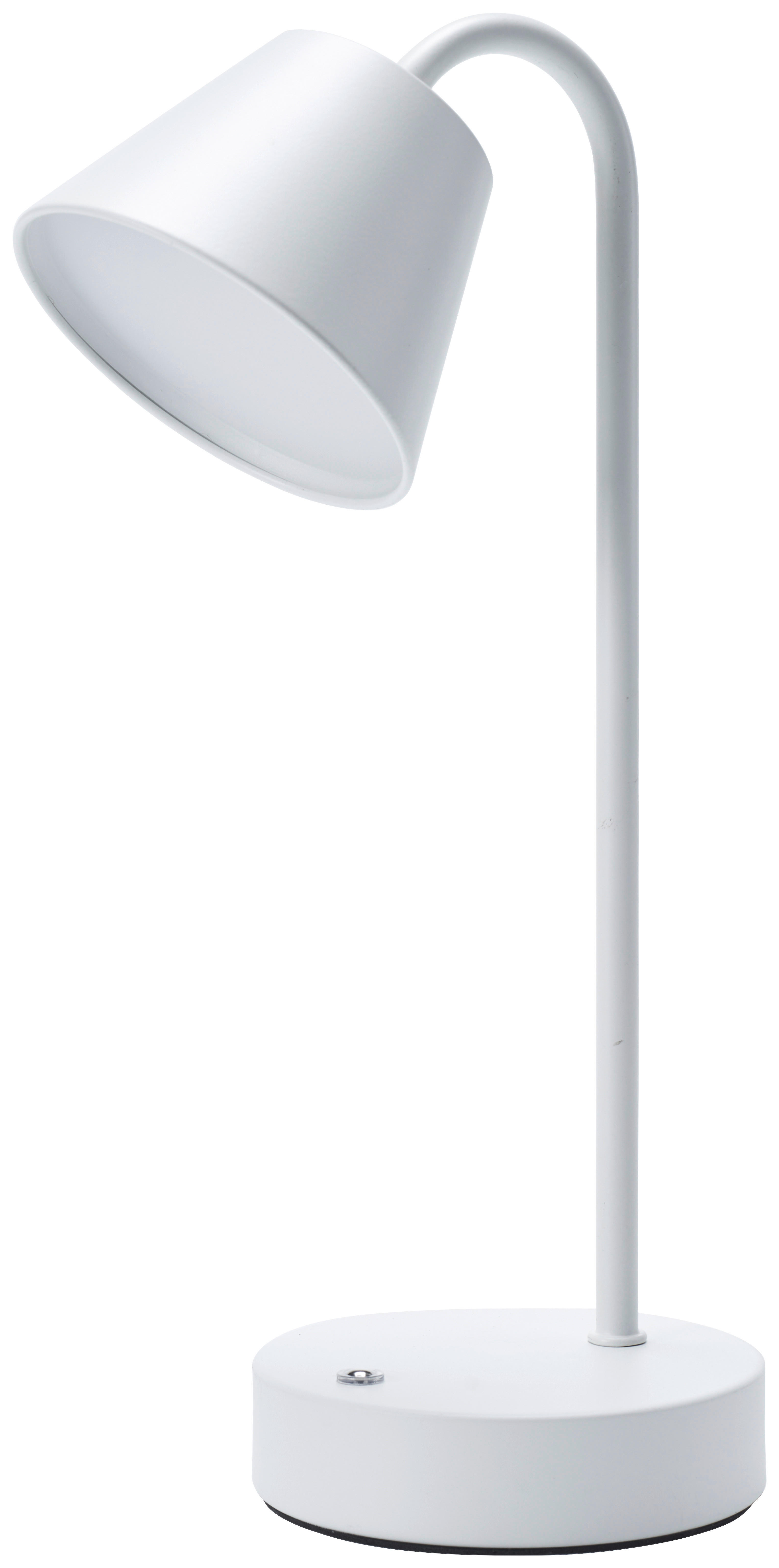 POCOline LED-Tischleuchte weiß Metall B/H/L: ca. 11x31x11 cm LED-Tischleuchte_Darla - weiß (11,00/11,00/31,00cm) - POCOline