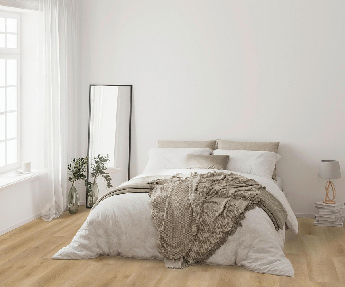 Click-Vinylboden Buchrasen ca. 2,782 m² im Paket  B/L: ca. 22,9x122 cm pro Paket Buchrasen ca. 2,782 m² im Paket - (22,90/122,00cm)