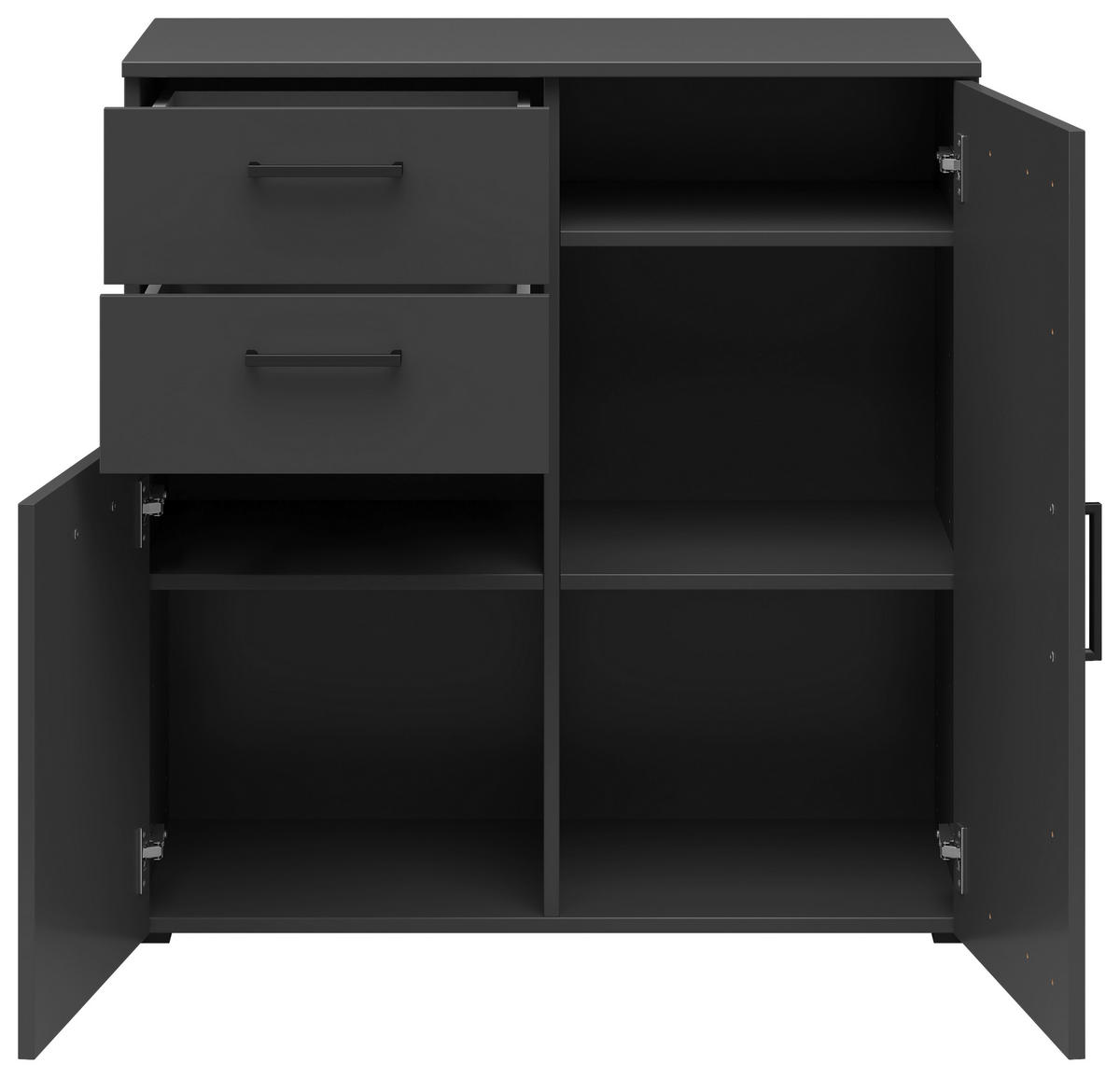 Kommode Multi-Stauraum Typ 26 anthrazit B/H/T: ca. 80x83x40 cm Multi-Stauraum Typ 26 - anthrazit (80,00/83,00/40,00cm)