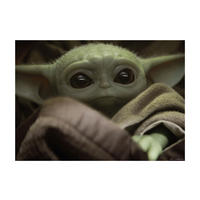 Komar Poster Mandalorian The Child Cute Face Disney B/L: ca. 40x30 cm Mandalorian The Child Cute Face - (40,00/30,00cm) - Komar