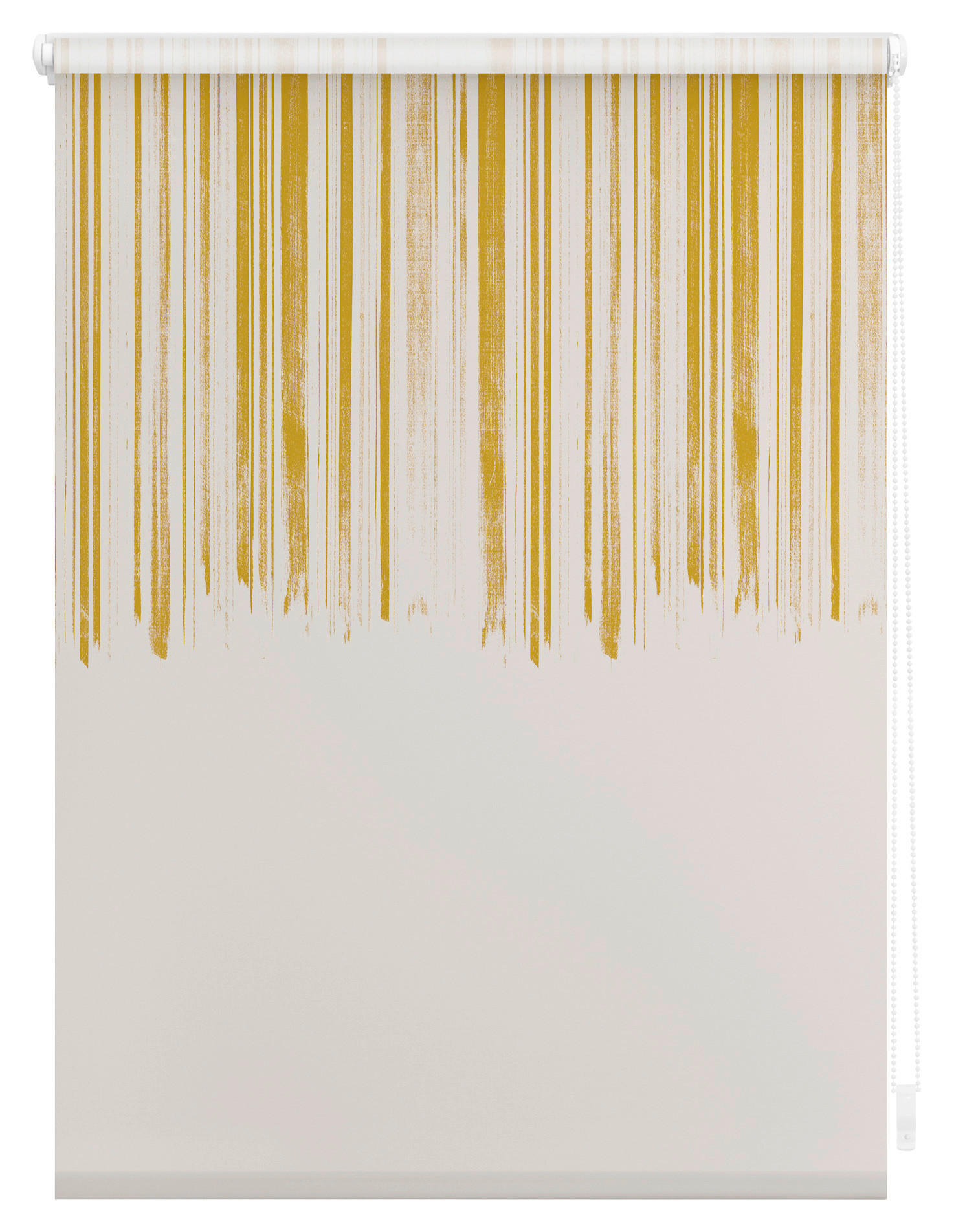 Thumbnail - Rollo Flowing Honey gelb B/L: ca. 120x150 cm