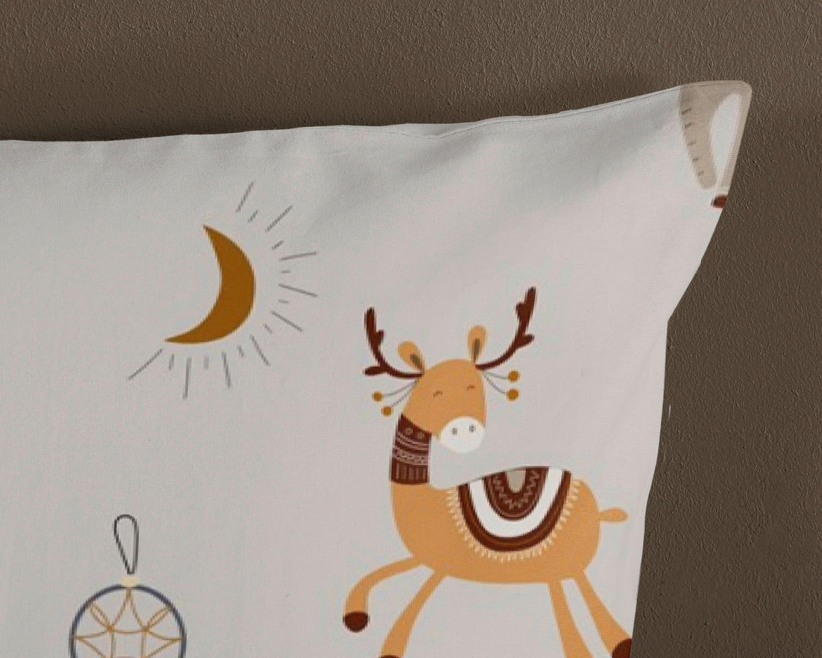 Bettwäsche Woody Multi Baumwolle B/L: ca. 135x200 cm Woody - Multi (135,00/200,00cm) - Good Morning