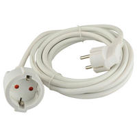 UniTec Verlängerungskabel weiß L: ca. 300 cm Schuko-Verlängerung 3m/w - weiß (300,00cm) - UniTec