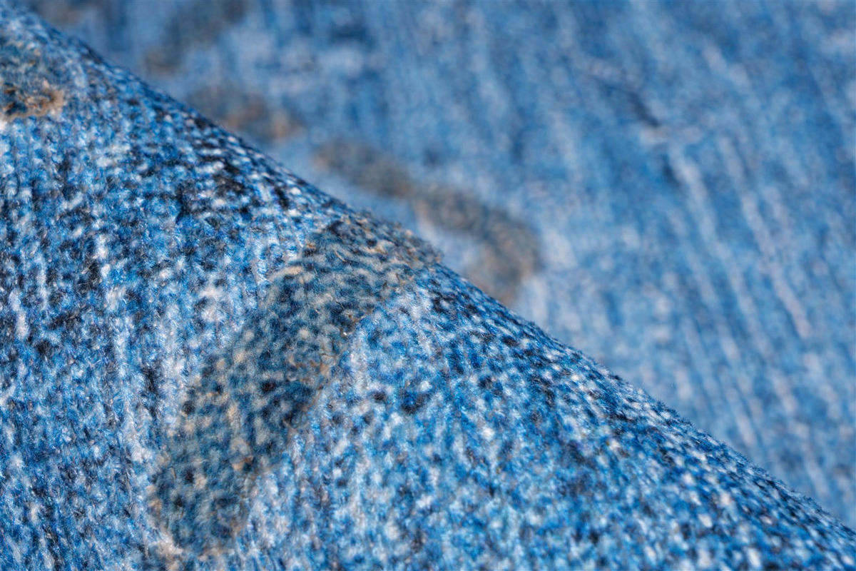 me gusta Kurzflorteppich Antique 325 blau B/L: ca. 80x150 cm Antique 325 - blau (80,00/150,00cm) - me gusta