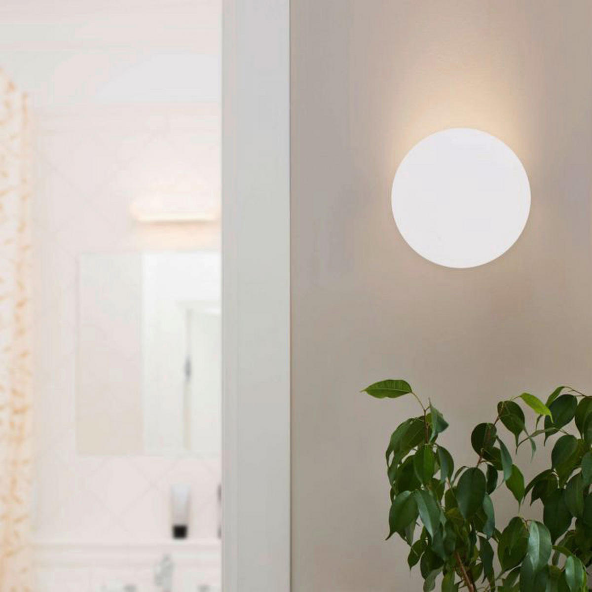 Näve Leuchten LED Wandleuchte NV1154826 weiß Aluminium H/D: ca. 7x14 cm 1 Brennstellen Stan - weiß (14,00/7,00cm) - Näve Leuchten