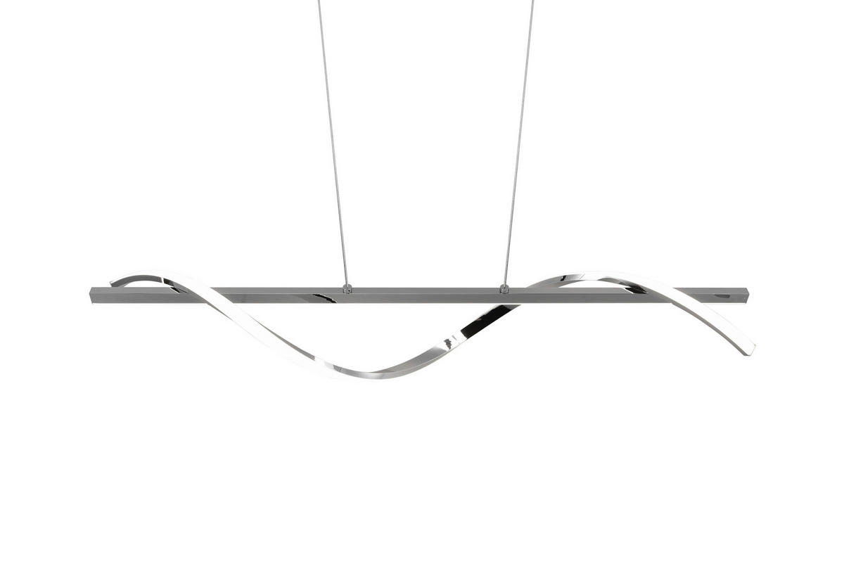 Reality LED-Pendelleuchte R32201106 Isabel Chrom Metall B/H/T: ca. 100x150x18 cm 1.0 Brennstellen Isabel - Chrom (100,00/150,00/18,00cm) - Reality