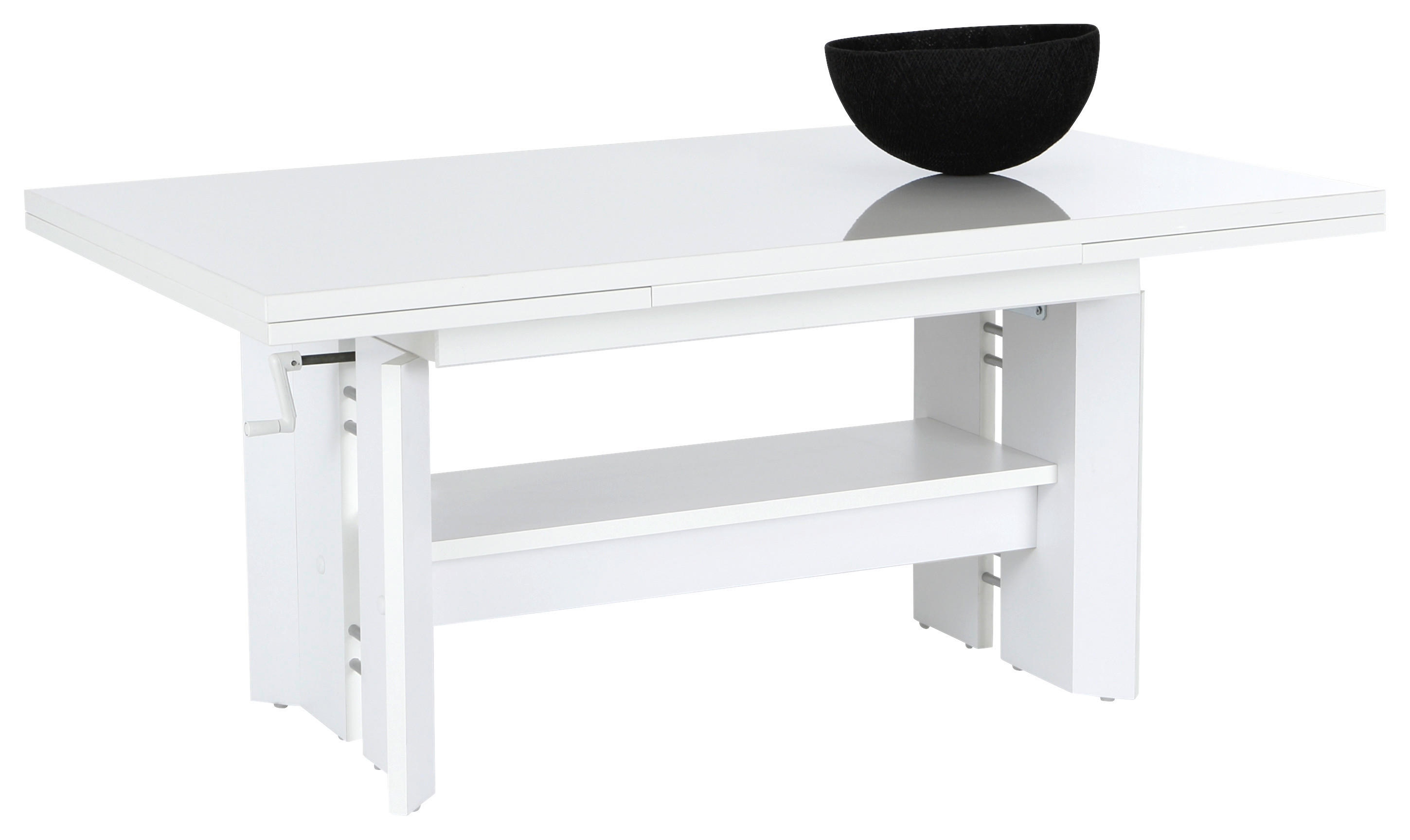 Couchtisch DARIO weiß Hochglanz B/H/T: ca. 110x50x68 cm DARIO - weiß (110,00/50,00/68,00cm) - Hela