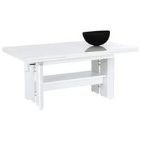 Couchtisch DARIO weiß Hochglanz B/H/T: ca. 110x50x68 cm DARIO - weiß (110,00/50,00/68,00cm) - Hela