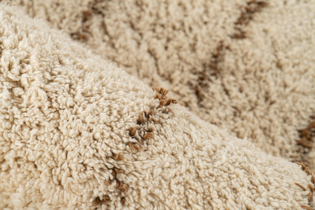 360Living Teppich Mylen creme B/L: ca. 120x170 cm Mylen - braun/creme (120,00/170,00cm) - 360Living