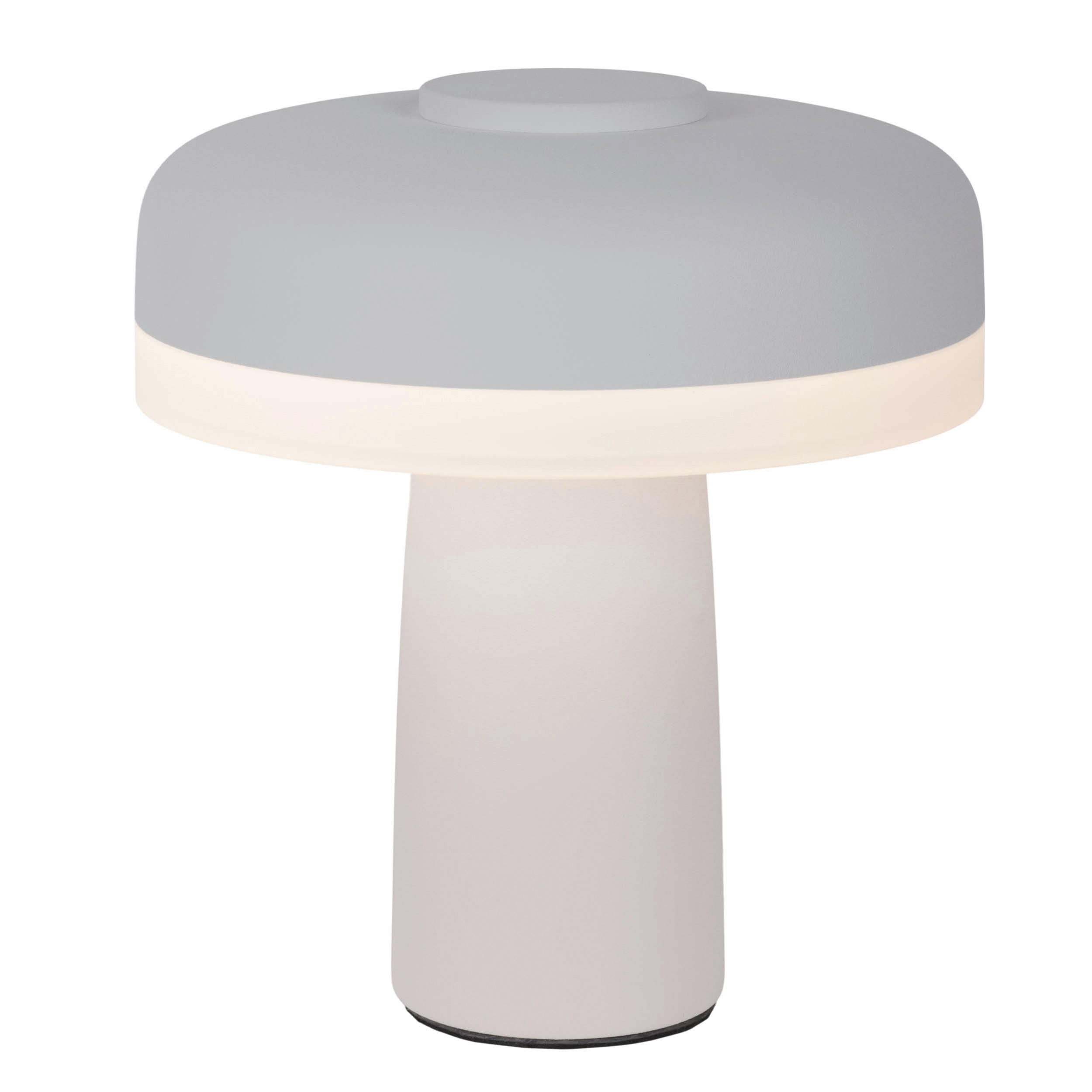 Näve Leuchten LED-Tischleuchte weiß Kunststoff Metall B/H/T/D: ca. 15x16,5x15x15 cm PILU - weiß (15,00/16,50/15,00cm) - Näve Leuchten