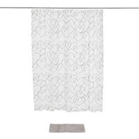 Duschset Polyester Duschset_2tlg.h.grau - (180,00/180,00cm)