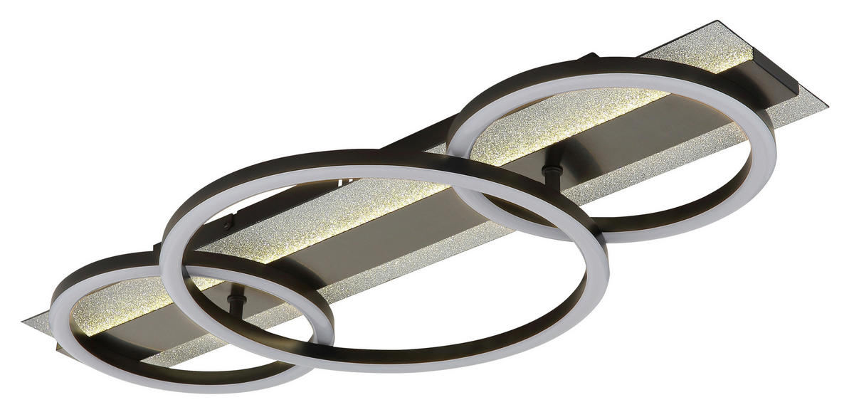 GLOBO Deckenventilator Deckenleuchte-Norberto - schwarz (31,50/10,50/67,00cm) - GLOBO