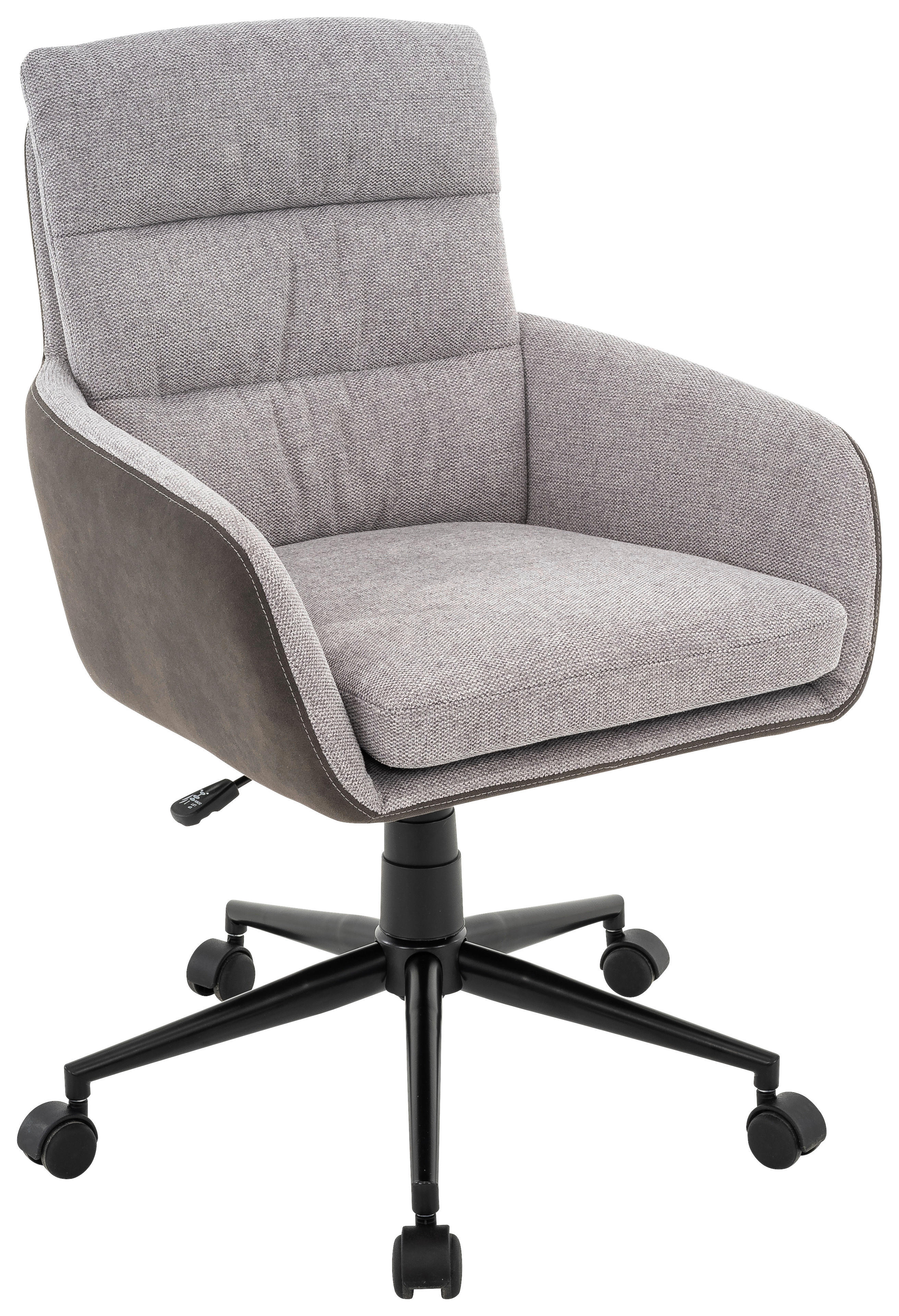 Drehstuhl POCOLine grau braun dunkel Stoff Kunstleder POCOLine - braun/grau