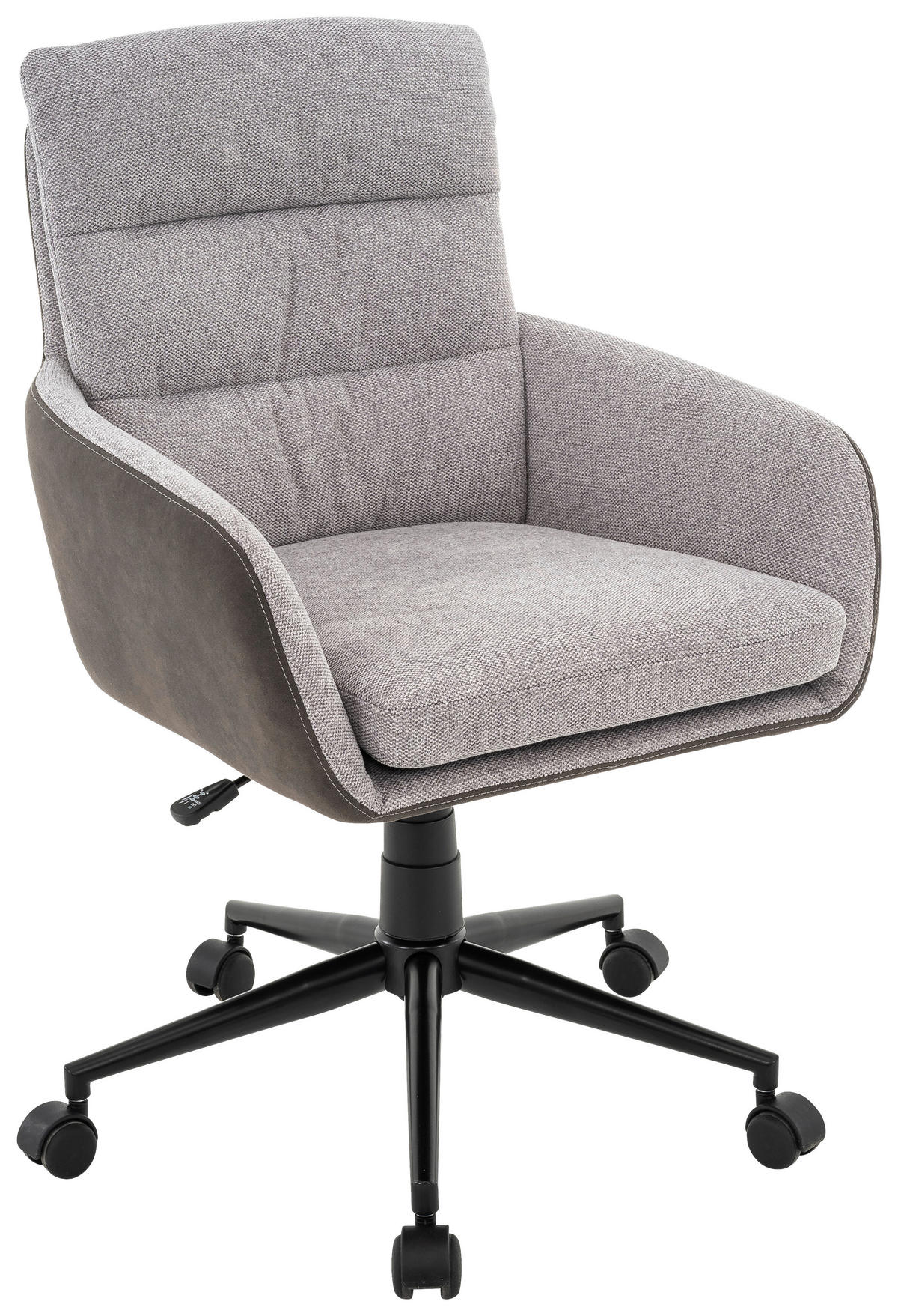 Drehstuhl POCOLine grau braun dunkel Stoff Kunstleder POCOLine - braun/grau