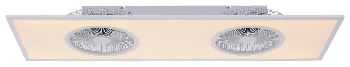 Just Light LED-Deckenleuchte FLAT-AIR 14643-16 weiß Kunststoff B/H/T: ca. 40x12,5x120 cm 1 Brennstellen FLAT-AIR - weiß (40,00/12,50/120,00cm) - Just Light