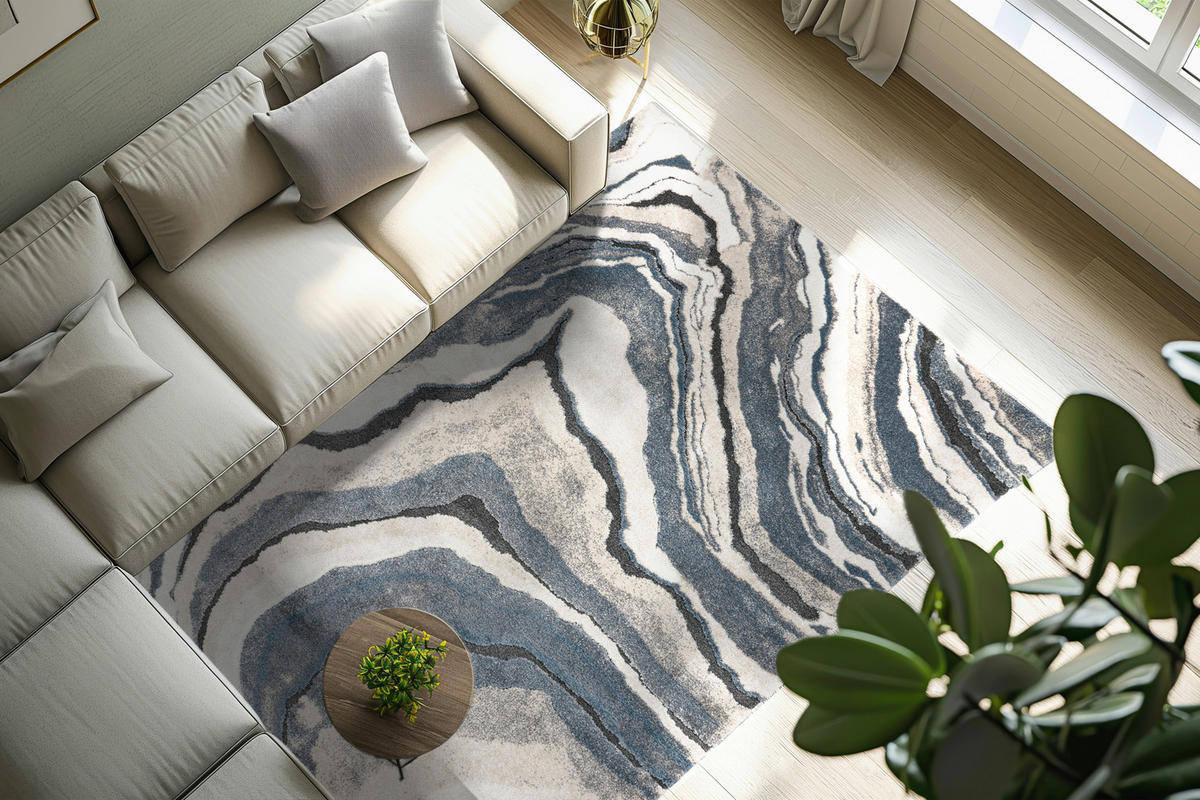 Obsession Teppich My Bologna blau B/L: ca. 200x290 cm My Bologna - blau (200,00/290,00cm) - Obsession