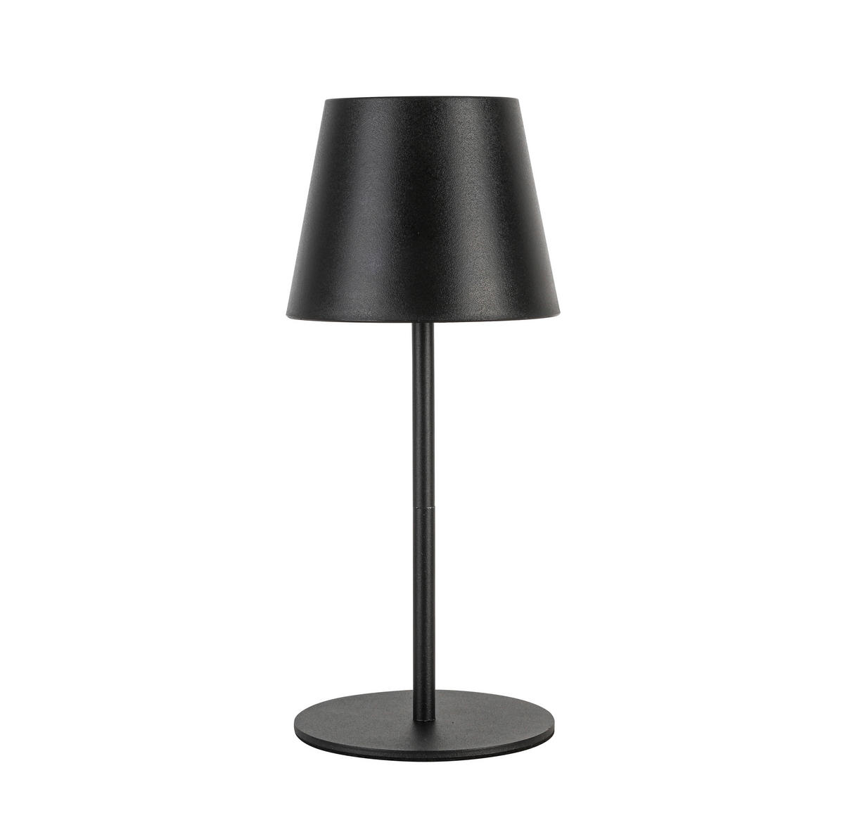 Tischleuchte schwarz H/D: ca. 36x11,5 cm Akku-Tischleuchte_Palermo schwarz - schwarz (11,50/36,00cm) - Nolo Lighting