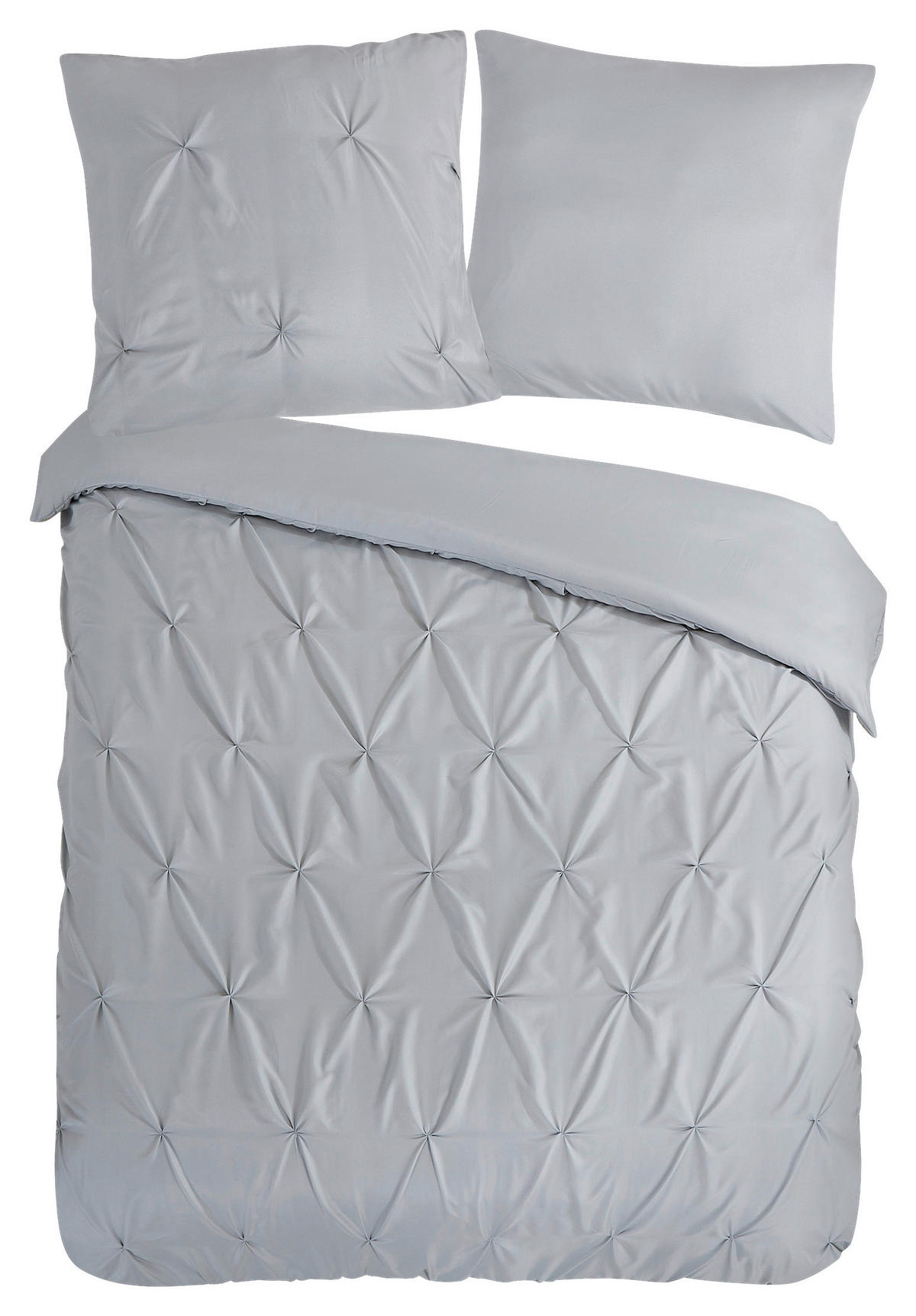 Bettwäsche Elegance silber Polyester B/L: ca. 135x200 cm Elegance - silber (135,00/200,00cm) - Pure