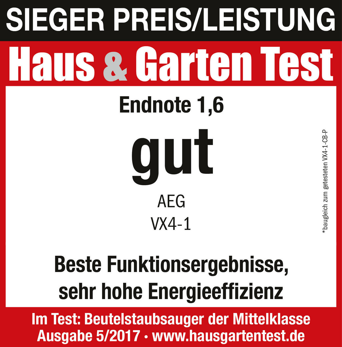 AEG Bodenstaubsauger VX4-1-EB grau schwarz Kunststoff Metall B/H/T: ca. 29x42x23 cm Bodenstaubsauger VX4-1-EB - schwarz/grau (29,00/42,00/23,00cm) - AEG