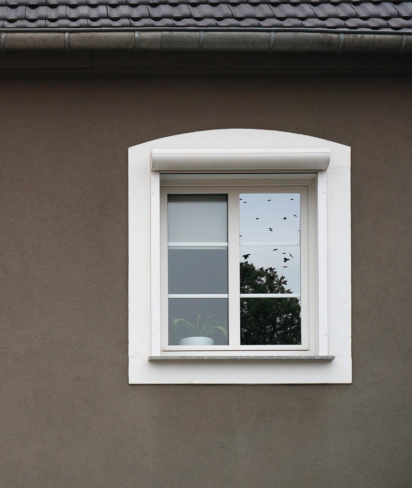 Thumbnail - d-c-fix Fensterfolie Spiegelschutz silber B/L: ca. 90x150 cm