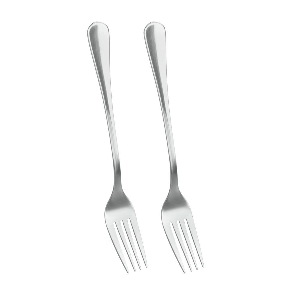 Metaltex Besteck silber Edelstahl 2 tlg. Gabel_2erSet - silber (4,50/2,80/22,30cm) - Metaltex
