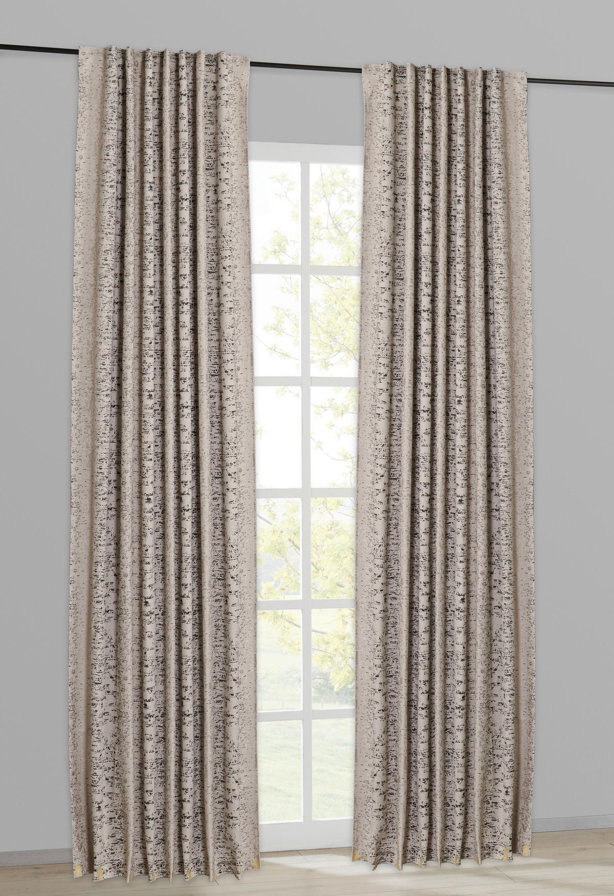 Kombivorhang Gizem natur B/L: ca. 140x245 cm Gizem - natur (140,00/245,00cm)