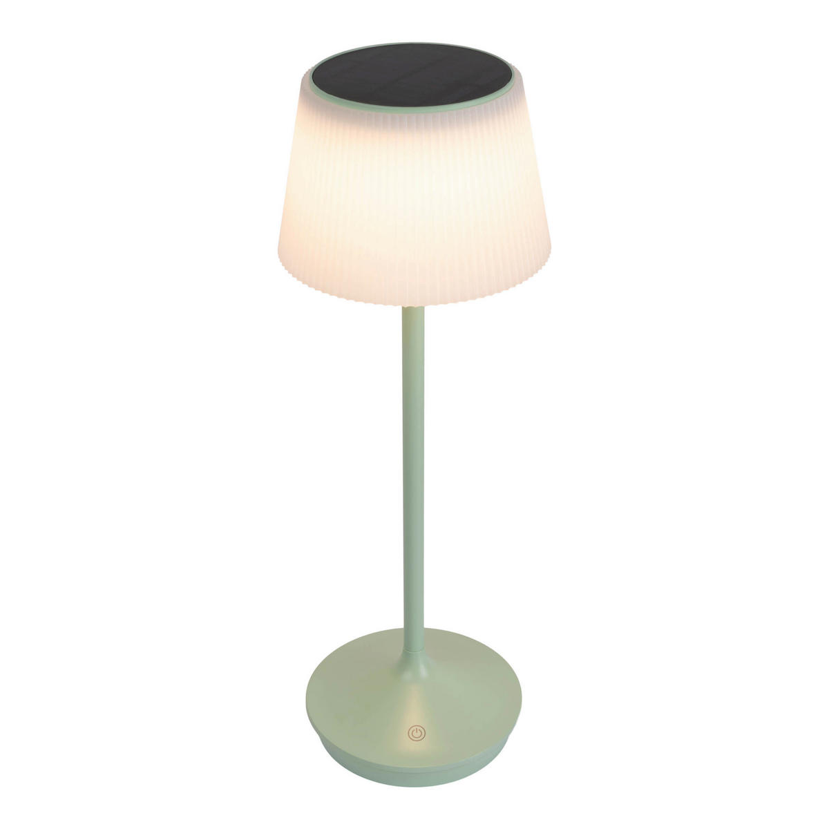LED-Solar-Tischleuchte mint Metall Kunststoff B/H/T/D: ca. 13x38x13x13 cm EMMI - mint (13,00/38,00/13,00cm) - Näve Leuchten