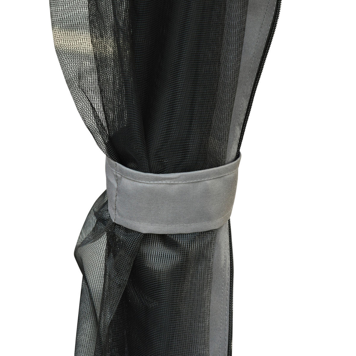 Outsunny Hollywoodschaukel grau Stahl B/H/L: ca. 172x248x256 cm Hollywoodschaukel - grau (256,00/172,00/248,00cm) - Outsunny