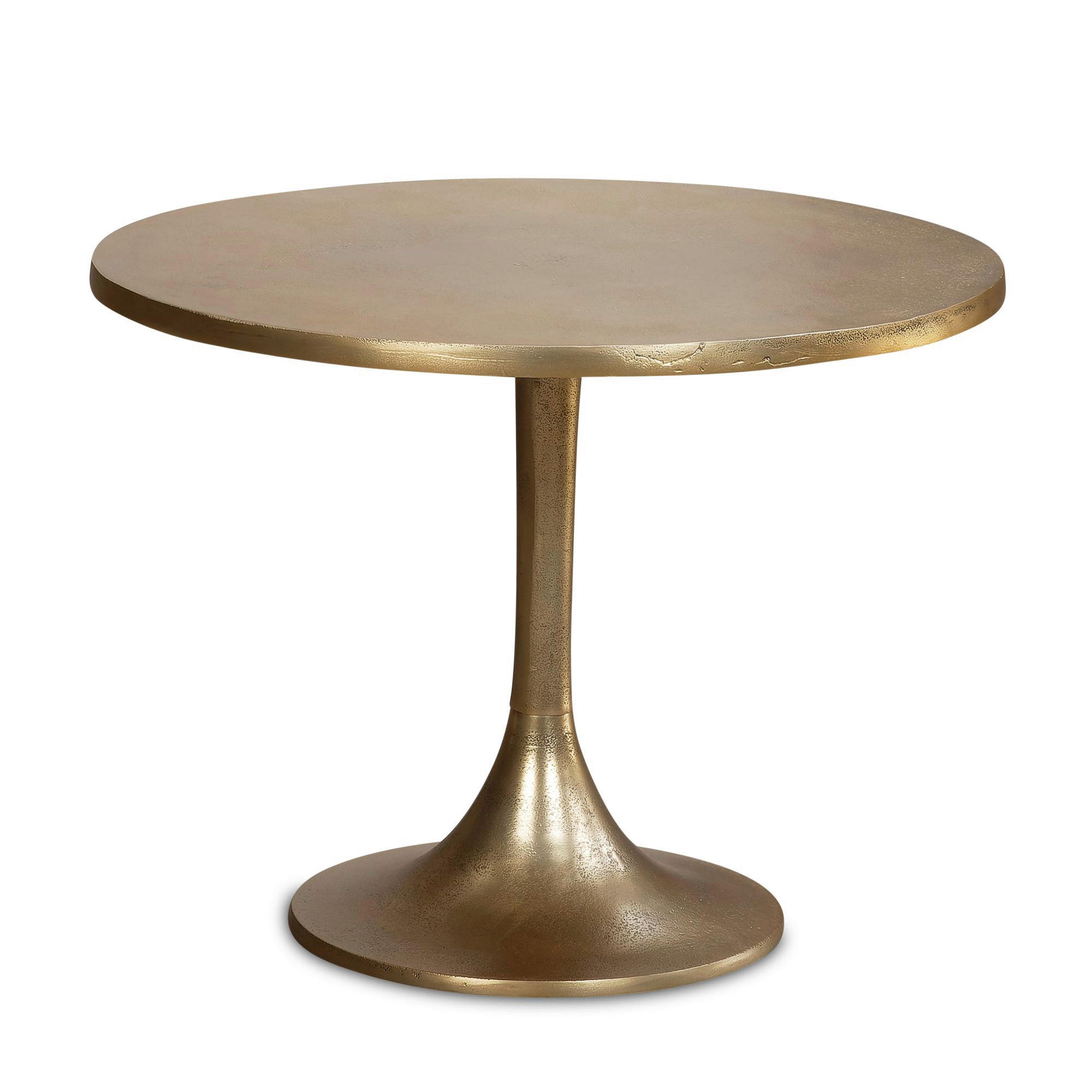 Couchtisch gold Optik H/T: ca. 47x60 cm Couchtisch - gold (60,00cm) - Wohnling