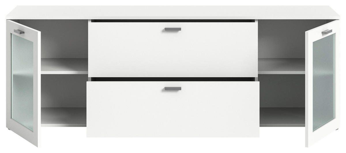 TV-Lowboard Xeno weiß B/H/T: ca. 180x62x37 cm Xeno - weiß (180,00/62,00/37,00cm)