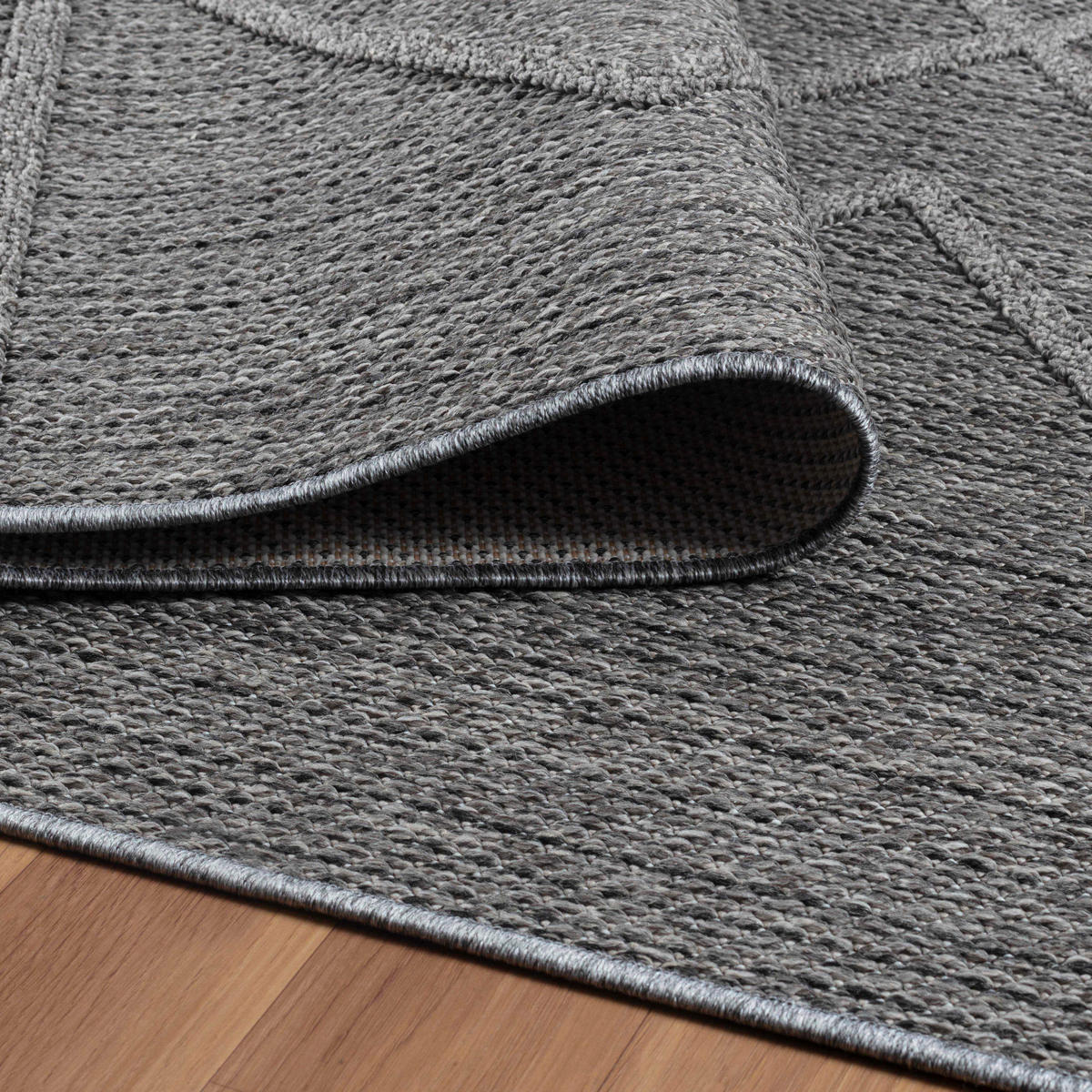 Ayyildiz Teppich PATARA grau B/L: ca. 80x150 cm PATARA - grau (80,00/150,00cm) - Ayyildiz