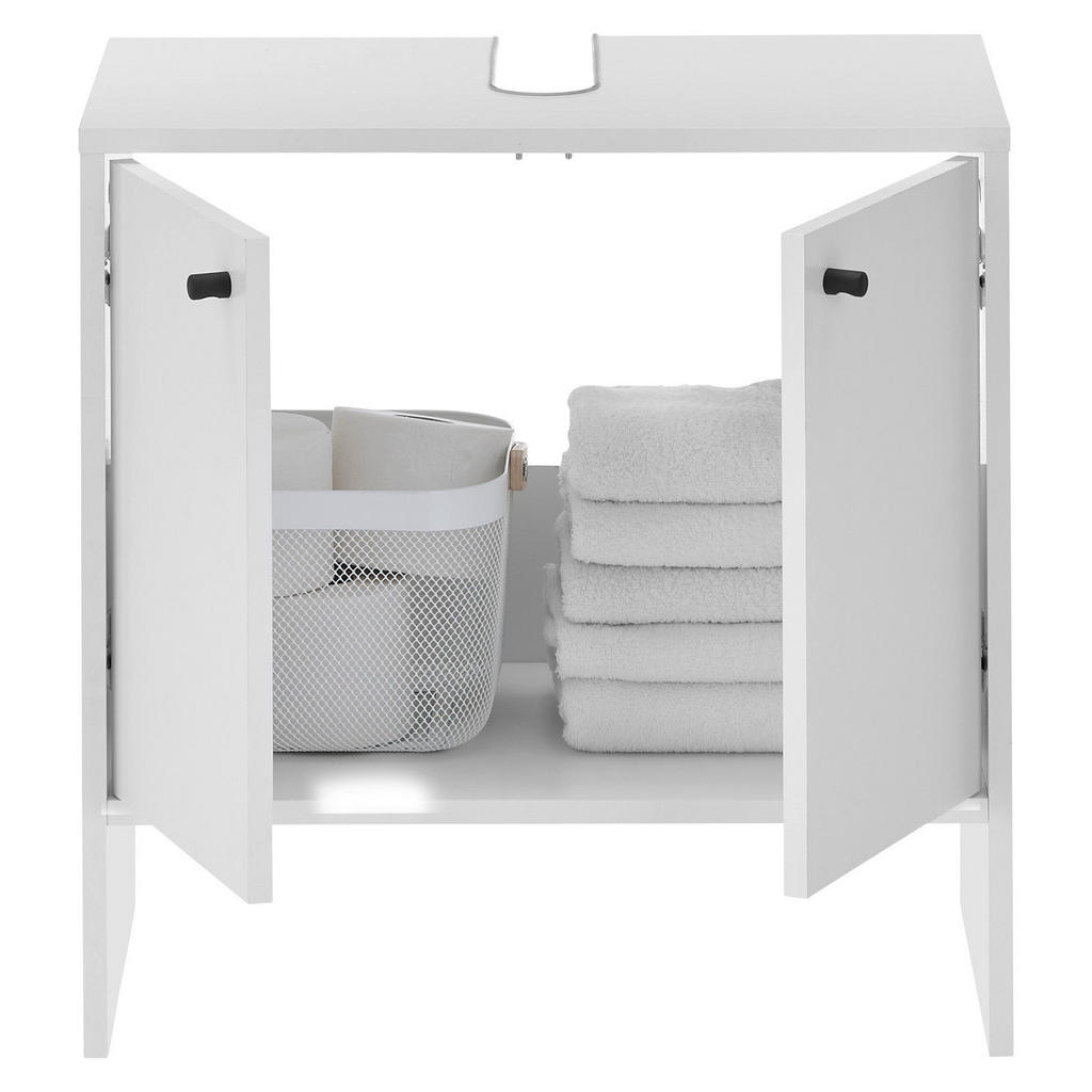 Thumbnail - Waschbeckenunterschrank Kairo weiß B/H/T: ca. 60x60x35 cm