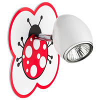 SPOT Light Wandleuchte Fly 2109102 weiß rot Metall GU10 Fly - weiß/rot - SPOT Light