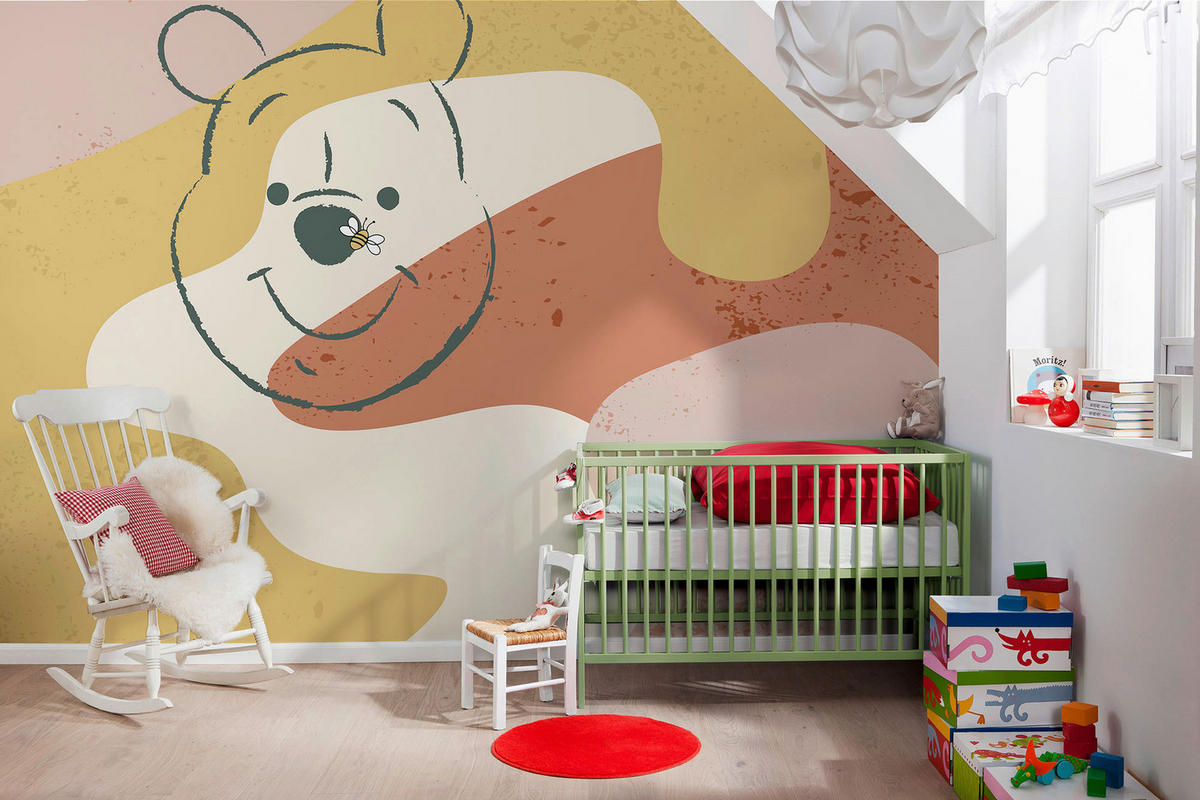 Komar Fototapete Winnie the Pooh Bee IADX8-049 B/H: ca. 400x280 cm Winnie the Pooh Bee IADX8-049 - (400,00/280,00cm) - Komar